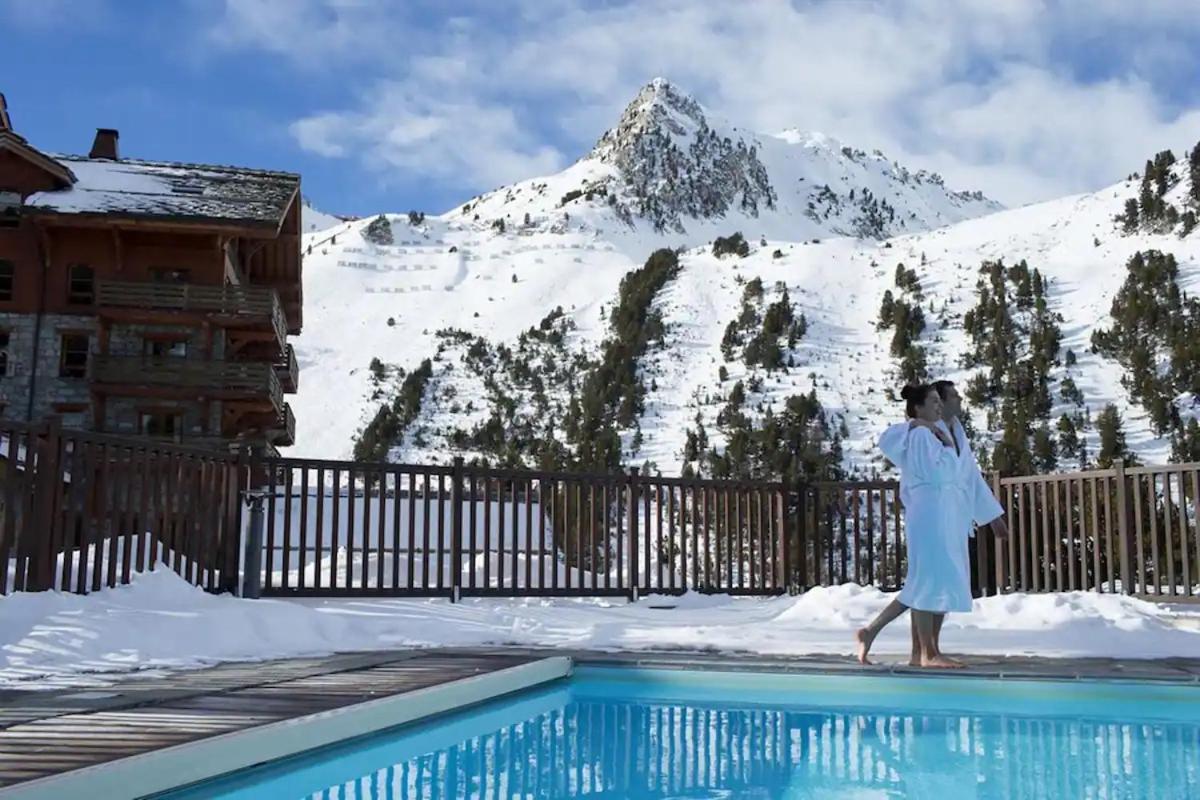 Arc 1950 Appartement Skis Aux Pieds Les Arcs  Bagian luar foto